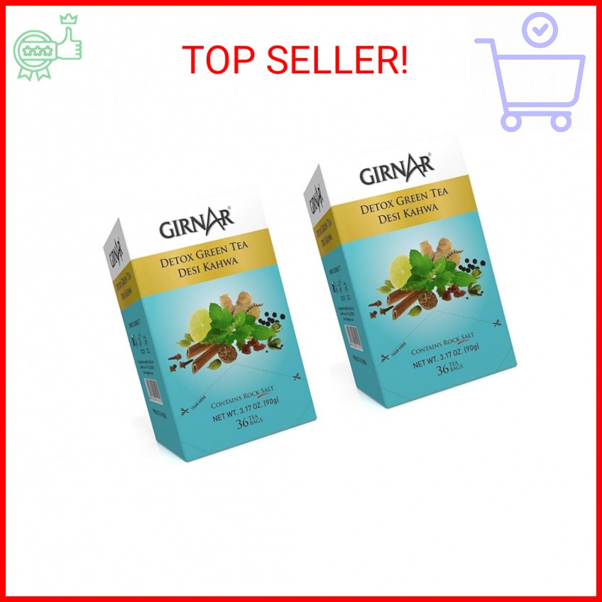 Desi Kahwa (detox Tea) - 36 Tea Bags X 2 Packs