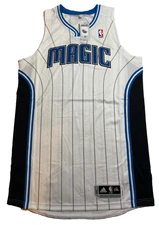 Adidas Orlando Magic NBA Jersey White Pinstripe 2XL Climacool +2”