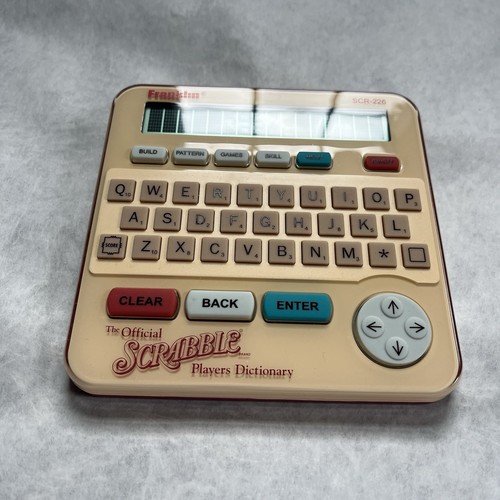 Franklin SCR-226 The Official Scrabble Players Dictionary Electronic Works - Picture 5 of 10