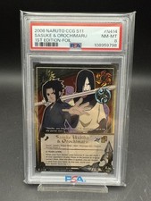 2008 NARUTO CCG PSA 8 POP 2 SET 11: APPROACHING 414 SASUKE UCHIHA OROCHIMARU