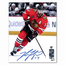 Nick Foligno Autographed Chicago Black Hawks Home 8x10 Photo
