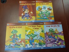 Lot Of 5 Leap Frog Leap Reader Early Reading Series Short Vowels Sight Words NEW