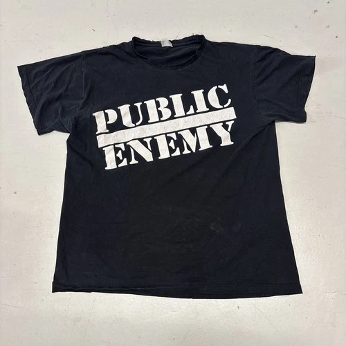 Public Enemy Tee Shirt Late 90s Early Y2k Size Large 1990s vintage concert t-shirt, vintage, size L, single stitch, B+ condition