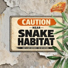 Beware Dog Warning Signs for Fence Funny Metal Tin Sign Yard Decor 8x12