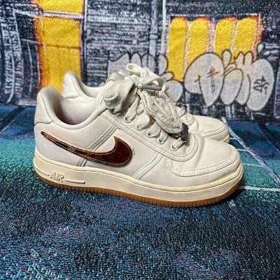 Nike x Travis Scott Air Force 1 Low Size 4 Unisex Women's 5.5 RARE AQ4211 101