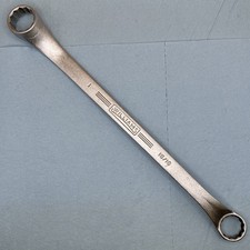 Vintage USA-Made Williams Superrench 8033C 1" & 15/16" Double Box End Wrench Vintage USA-Made Williams Superrench 8033C 1" & 15/16" Double Box End Wrench - Image 1