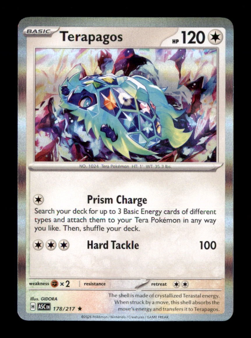 terapagos pokemon card price This attack does 30 damage for each of your Benched Pokmon Terapagos ex - 128/142 128