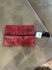 Makeup Junkie NWT medium bag red reptile print  — photo 1