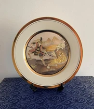 A stunning Vintage Japanese CHOKIN very large Charger style porcelain Plate