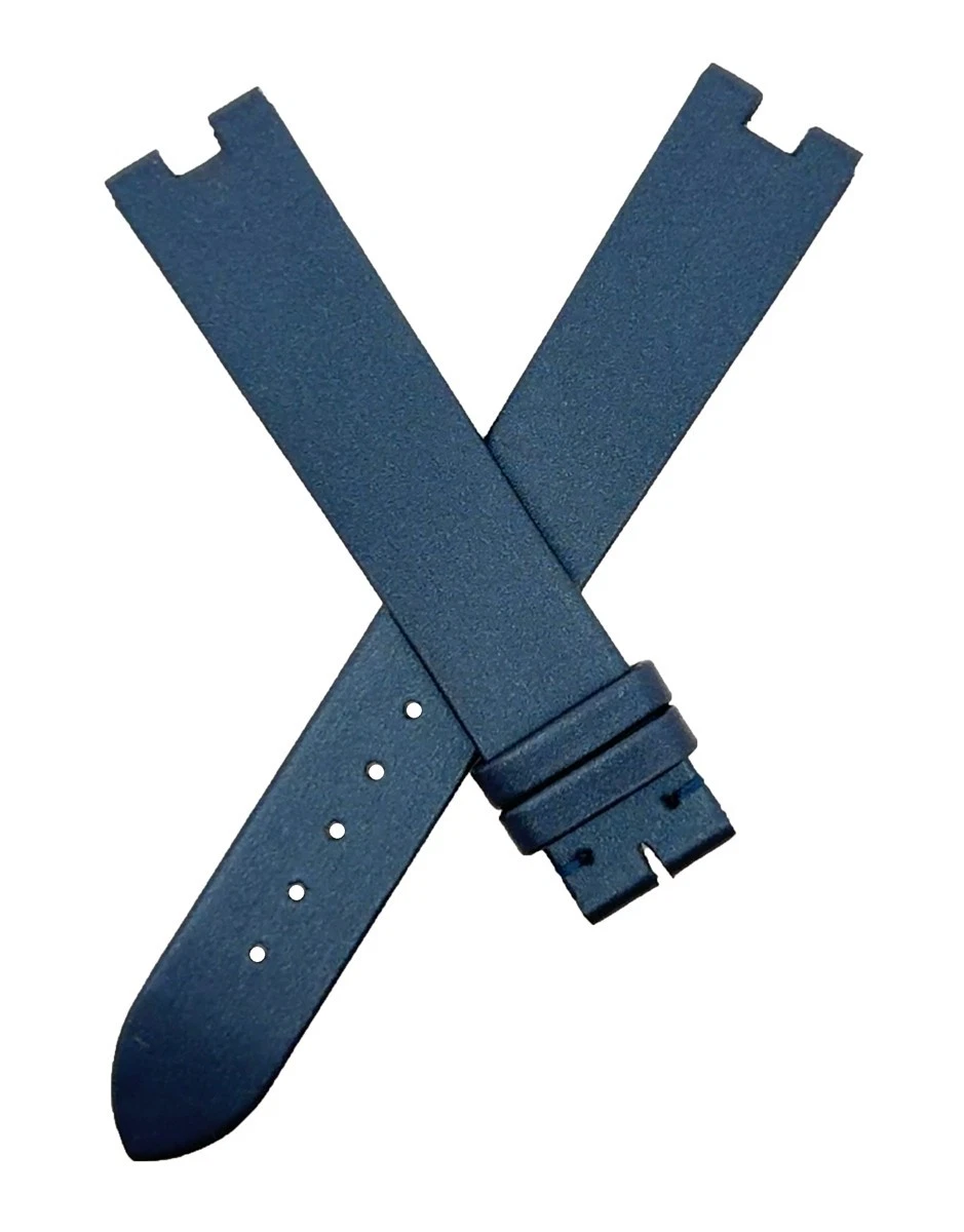 Cartier ロイヤルブルー レザーベルト 16mm Cartier Leather Blue Wristwatch Bands for sale | eBay