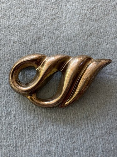 Tested Antique Mexico Silver .925 Brooch Pin