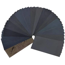 Professional Sandpaper 45Pcs. Kit - 80-3000 Grit - Tear Resistant Sand Paper She