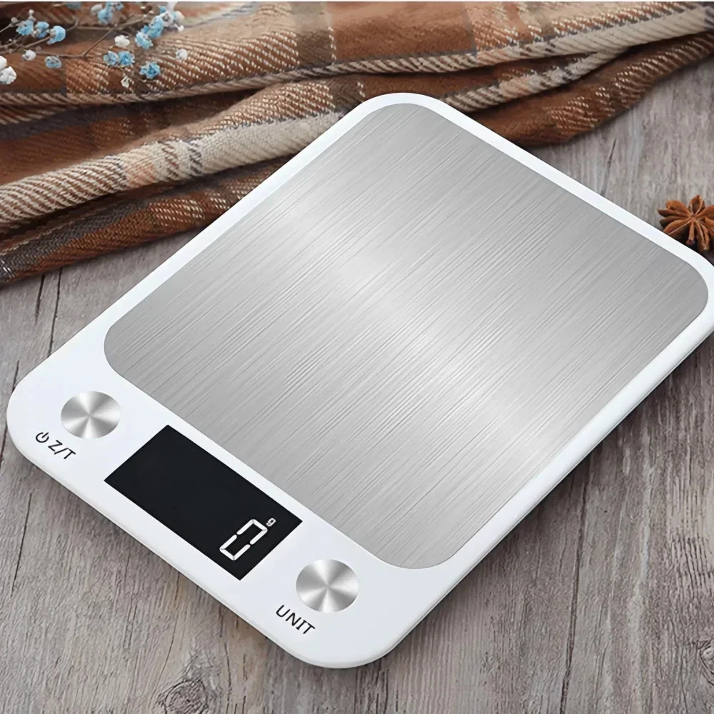 Hd LCD Digital Display Stainless Steel Kitchen Scale,dustproof and Waterproof,