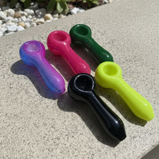 Colorful Glass Pipe Tobacco Smoking Bowl