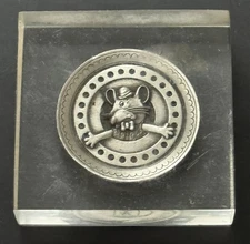 1981 Pizza Time Theater Chuck E Cheese First Design Paperweight