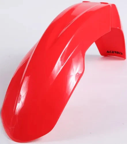 Guardabarros delantero Acerbis rojo para Honda CR85RB 04-07 Foto 3 de 4