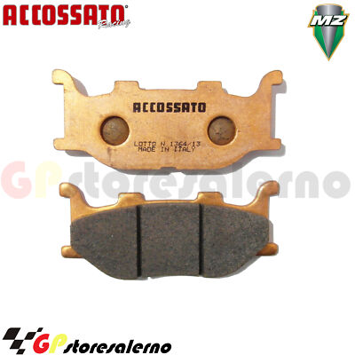 AGPA22ST REAR SINTERED PADS RECESSED MZ 1000 S 1000 2002