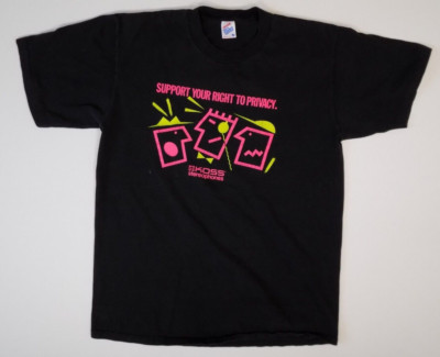 Koss Stereophones T Shirt Black XL Retro 90's Headphones 2-Sided Jerzees Cotton