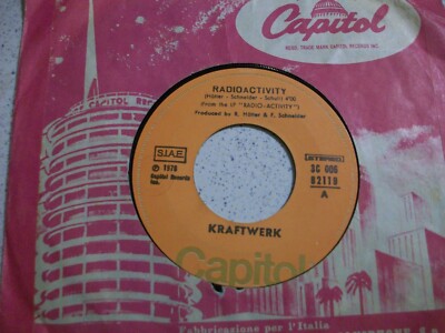 KRAFTWERK- RADIOACTIVITY-45 GIRI-1976-ITALY