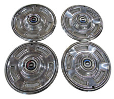 Sey Of 4 Vintage 1960s Chevelle Chevrolet Chevy Hub Caps