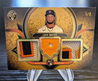 2024 Topps Triple Threads Rookie Team Relic Luis Matos Rookie Jersey Patch 1/9