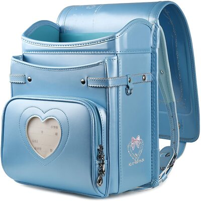 Coulomb Randoseru Backpack School Bag Princess Design Light Blue