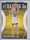 CAITLIN CLARK ROOKIE CARD 2024 Basketball WNBA Iowa Fever RAINING 3's INSERT RC!