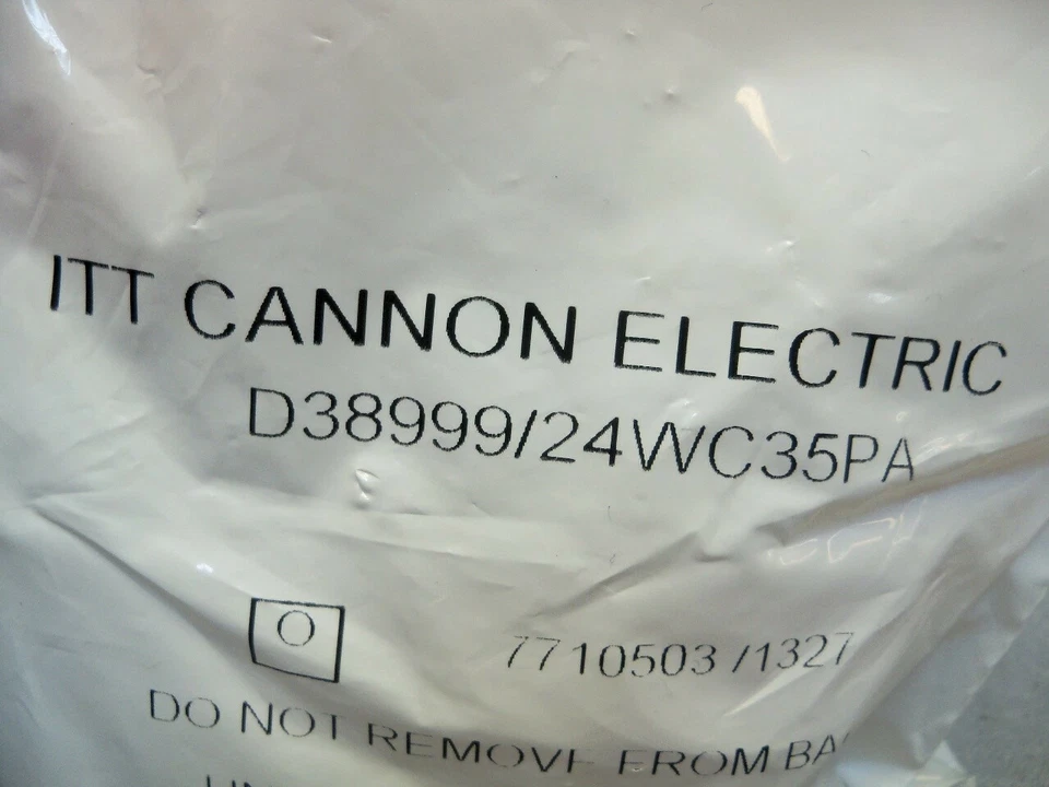 ITT Cannon D38999/24WC35PN Conn Circular PIN 22 POS Crimp ST Jam Nut 22 - Image 3 of 4