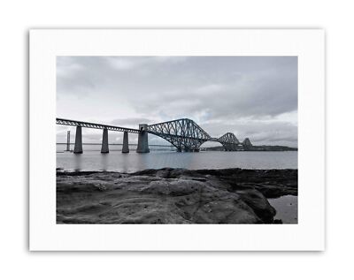 Landmark River Forth Bridges Rail Road Schottland Leinwand Kunstdruck