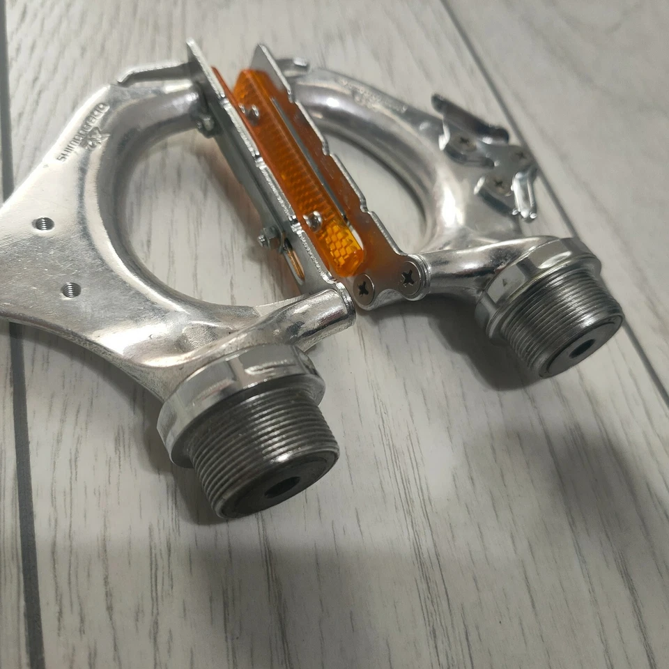 Pedales de bicicleta de carretera Shimano 600 AX de colección piezas clásicas de bicicleta de carreras nuevos en stock Foto 2 de 4