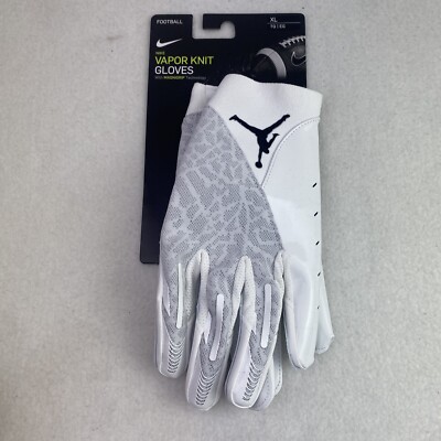 New Jordan Vaporknit Gloves White Mens Sz XL DM0051-102 Rare-MSRP $73 