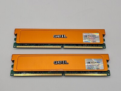 GeIL Ultra 2GB (2x1GB) DDR2 800 PC2-6400 Dual Channel Kit Desktop RAM ...