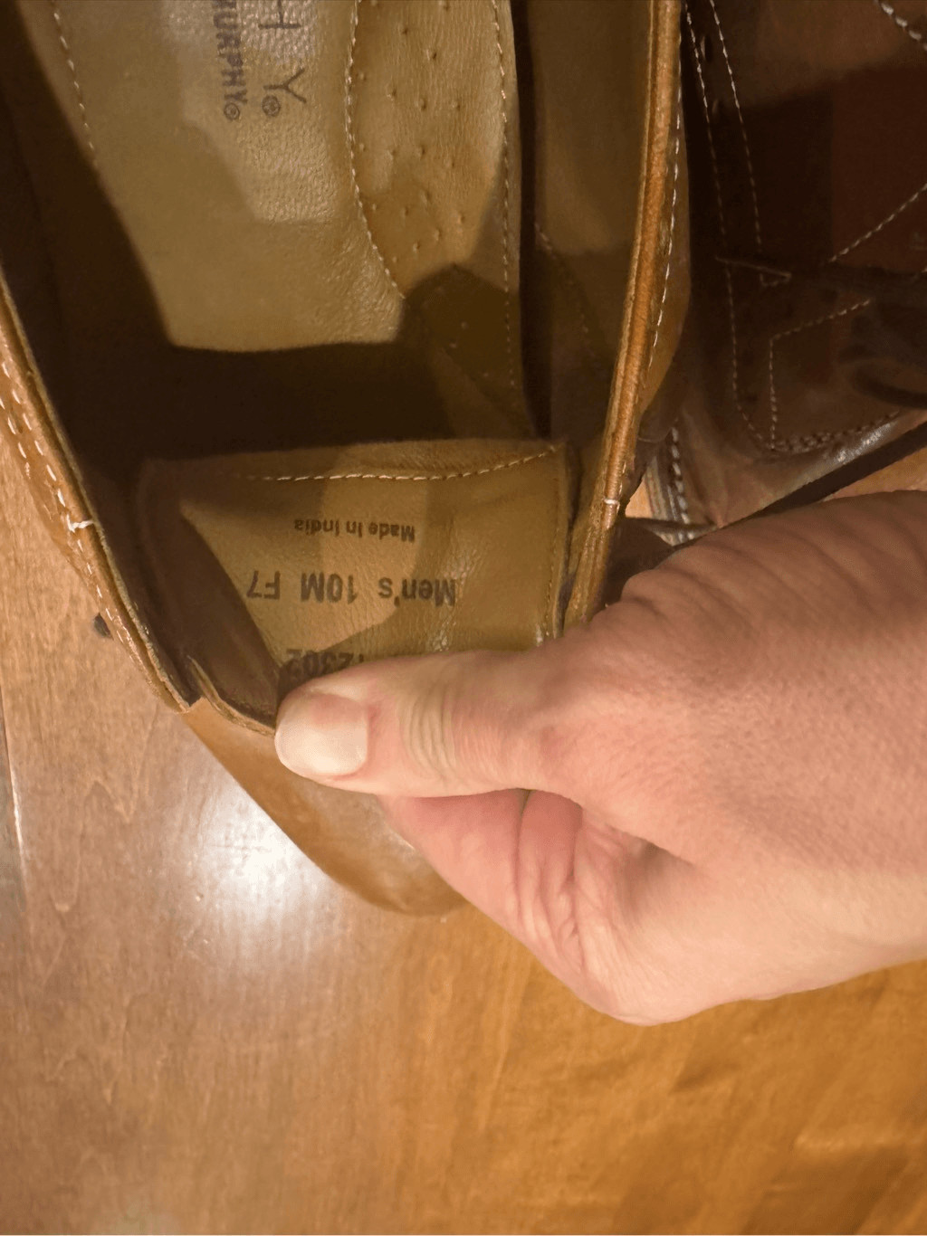 Men’s J Murphy by Johnston and Murphy leather dre… - image 6