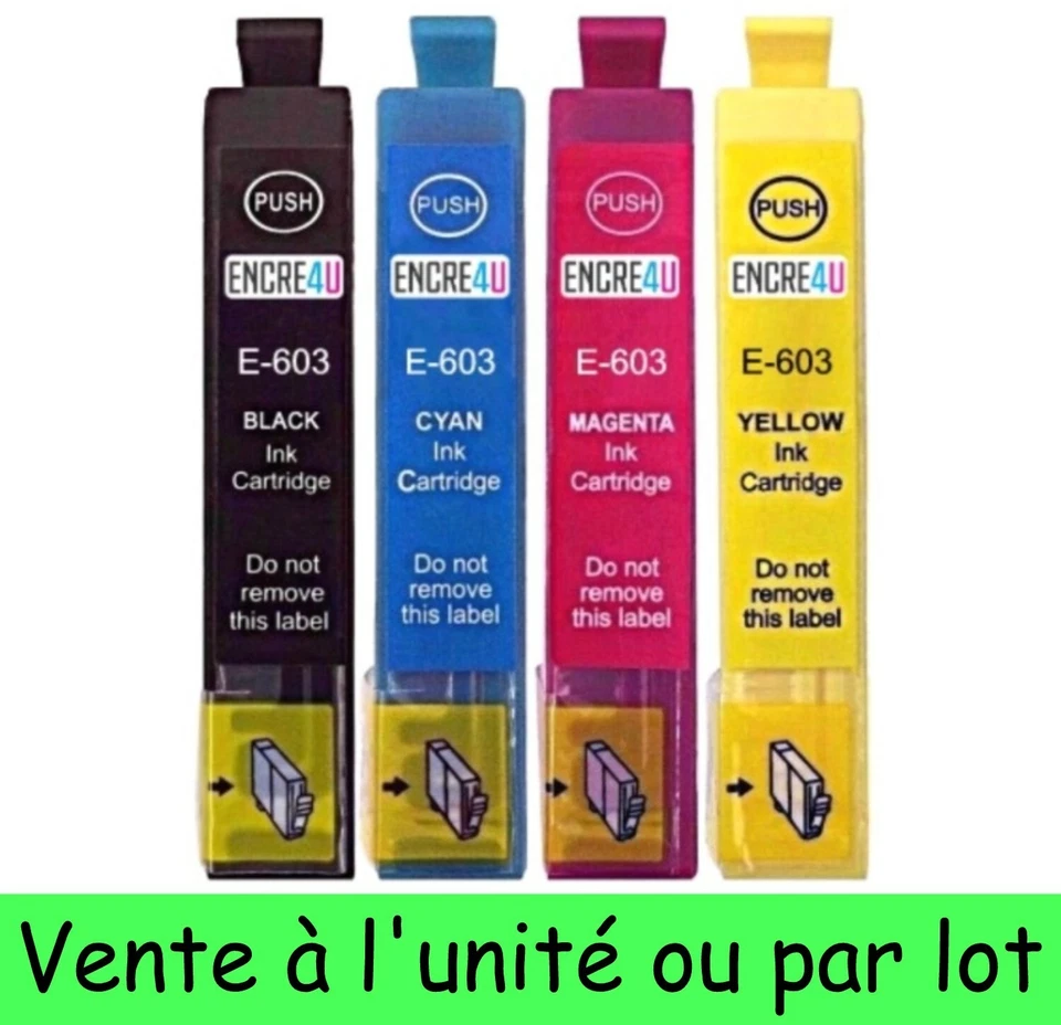 ENCRE4U - Cartouches d'encre compatibles 603 XL : ETOILE DE MER ( nonOEM Epson ) - Photo 1/4