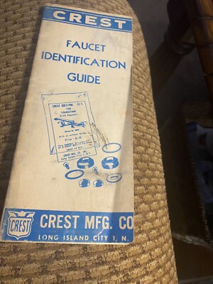VINTAGE CREST MFG. CO. LONG ISLAND, NY FAUCET & FLUSH VALVE ...