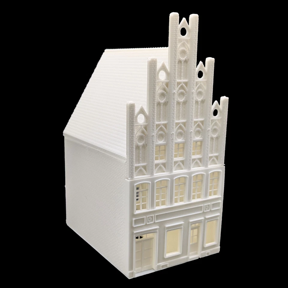 Modellbausatz H0 - 1:87 - Giebelhaus - Anklam - um 1925 - Bild 3 von 4