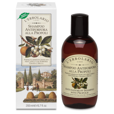 L'erbolario Shampooing Antipelliculaire Avec Propolis 200ml pour Cheveux