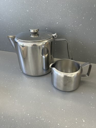 Vtg Mcm sunnex old hall England 18/8 Stainless Steel teapot 1.5 L 2.5 Pt jug - Picture 12 of 12