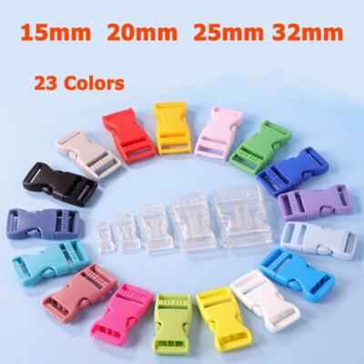 15mm 20mm 25mm 32mm Plastic Nylon Side Release Buckle Clip For Webbing Bag Strap