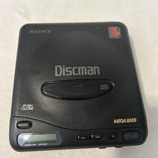Vintage Sony Discman D-11 CD Player - No AC Adaptor For Parts Does Not Turn On