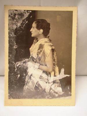 Antike Fotografie Maharani Von Chhotaudaipur Fürstentum Prinzessin Padmini ''5