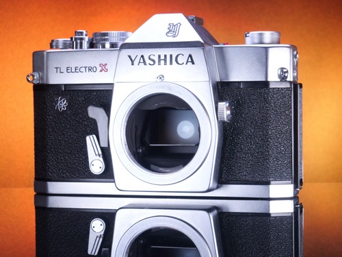 Yashica TL Electro X Camera Vintage 35mm Film Camera Very Clean #01201609
