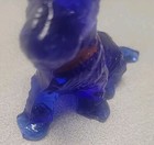 Glass  Dog In Cobalt Blue 3" long Very pretty — photo 5