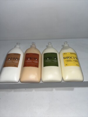4 New Natura Ekos Lotion/Corpo Refill, 400ml Each, Slightly Damaged Outer 