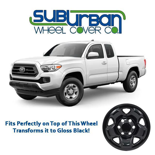 PACRIM 16-Inch Gloss Black Wheel Skins For Toyota Tacoma 2005-2017 – Set Of 4-835987