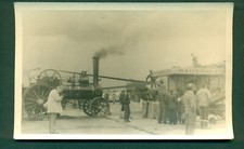 COCKFIELD AIRFIELD,RANSOMES  STEAM ENGINE THRESHING DRUM,1981,plain back card.