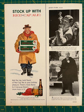 1960 Vintage Red Cap Ale Man Carrying Cases I...