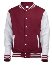 Klassische »VARSITY JACKET« Retro College BASEBALL JACKE Unisex Rockabilly