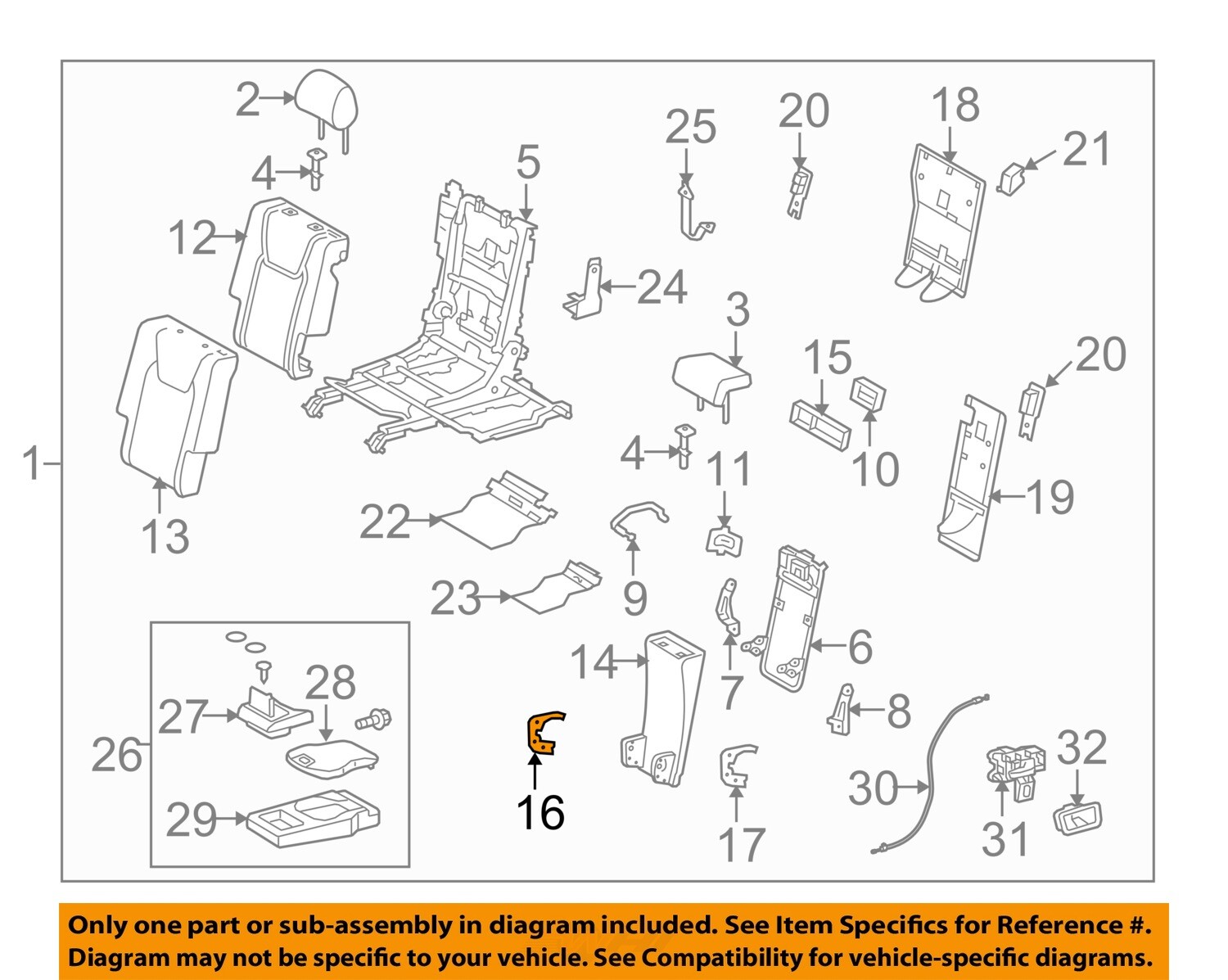 Lexus TOYOTA OEM 10-15 RX350 Rear Seat-Trim Molding 7183548010A1 for ...