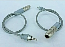 2 pcs. Switchcraft 1/4" Mono Female Jack to RCA Male Plug Adapter Cable 15" cord